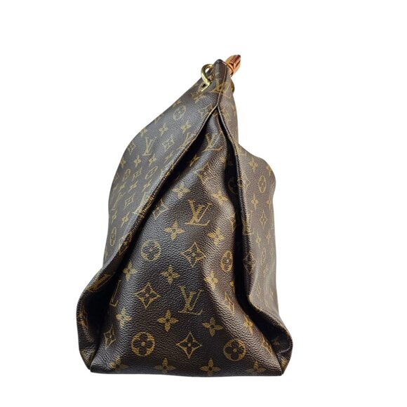 LOUIS VUITTON Artsy GM Shoulder Bag Large Monogram Woven Handle Leather Tote LV - Picture 14 of 16
